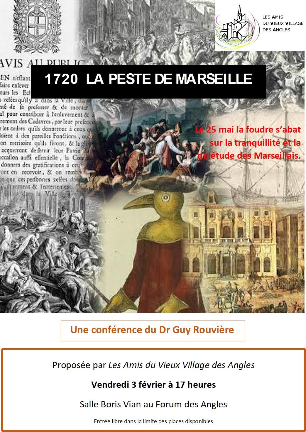 Affiche conf peste marseille 1